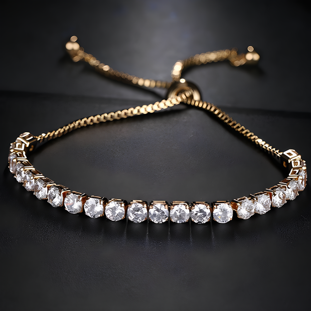 bracciale d'argento moissanite donna gioiello